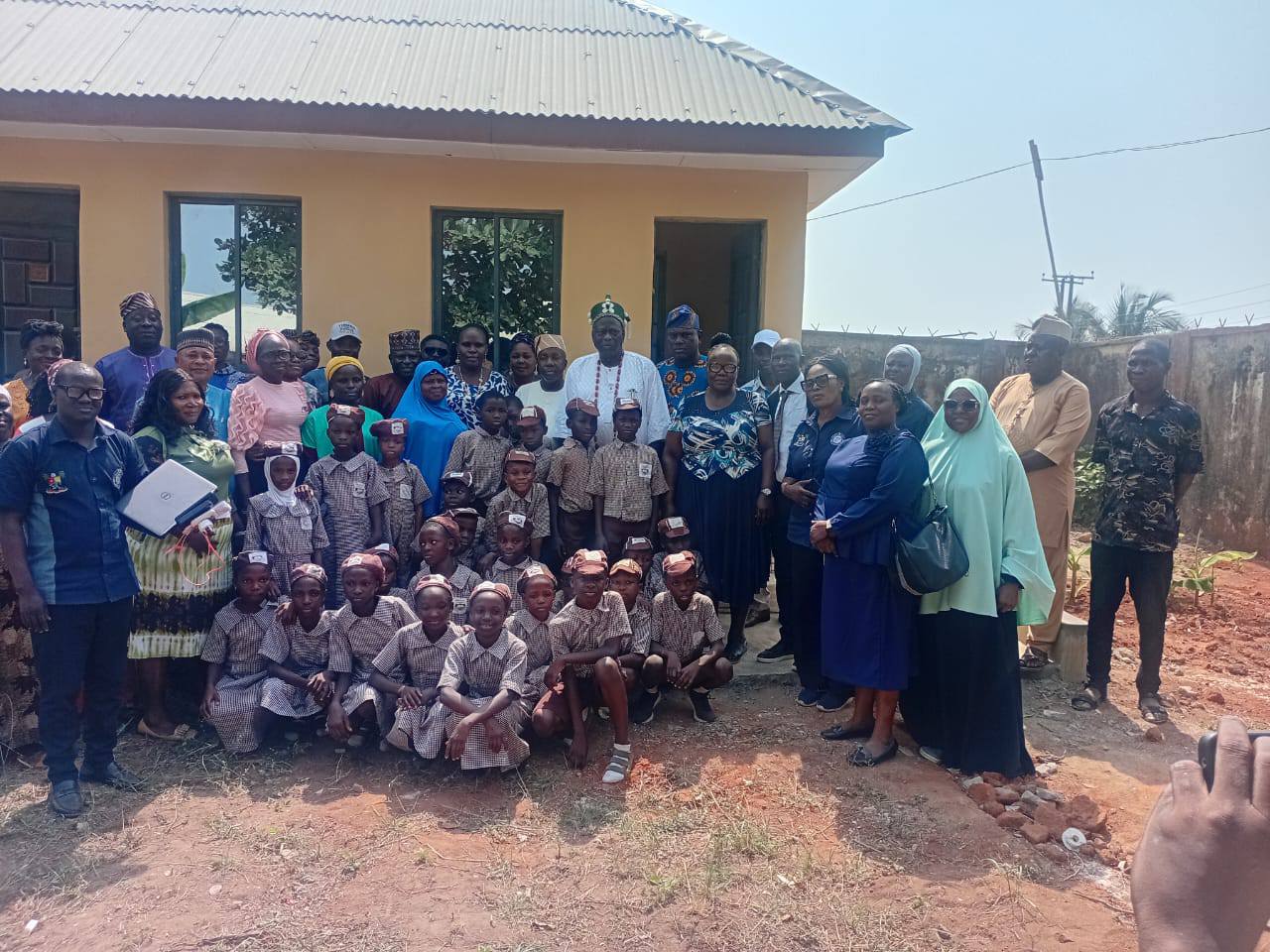 Ranodu Commissions Toilet Facility At Methodist Pry School